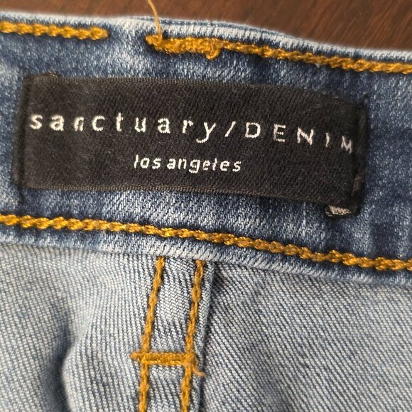 Sanctuary Non conformist Wide leg cropped jeans - sz32 - Picture 3 of 6